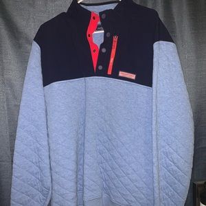 Mens Vineyard Vine Quarter Zip Pullover XL
